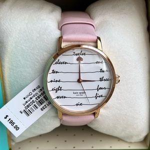 Kate Spade baby pink watch ♠️